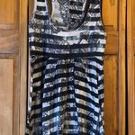 Daytrip  Black Paisley Sleeveless Babydoll Shirt Photo 0