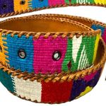 Lands' End Vintage 90s Land’s End Southwestern Aztec Belt 30 Guatemalan Western Bohemian Photo 11