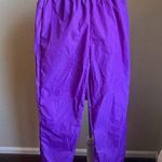 American Vintage SERAC VINTAGE Purple nylon straight leg/ jogger pants | large Photo 0