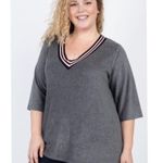 Chris & Carol NWT Embellished neckline top Photo 3
