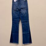 sts blue  Denim Jeans 24 Scarlett Kick Flare High Rise Distressed Raw Hem 2-tone Photo 3