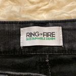 Ring Of Fire Black Distressed Skinny Denim Jeans Sustainable EUC Sz 27 Photo 1