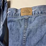 Abercrombie & Fitch Jacket Womens Small Blue Denim Distressed Jean Trucker Coat Photo 11