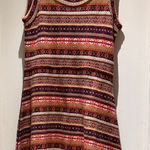 Free People  Striped Multicolor Sleeveless Knit Dress Photo 0