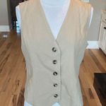Vest Tan Button Down New Size XS Photo 0
