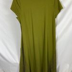 H by Halston  Maxi Hi Low Tshirt Dress Green size Large Photo 4