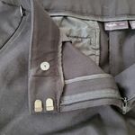 Rafaella  Curvy Laced Grommet Detail Capri Pants Black Size 12 Petite Photo 3