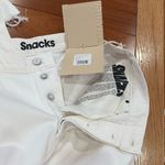 NWT MOTHER Women's Snacks! Double Dip Nerdy Chew Jeans size 33 White Photo 6