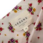 Sézane Lara Floral Tie Bow Straps Sleeveless Blouse | Sz 40 (US 8) | Mindy Print Photo 5