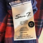 Seven7  plaid button down shirt XS Photo 4