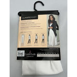 Cuddl Duds Womans NWT  Climate Smart Leggings Large White Pullon Photo 1