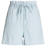 Rag and Bone  Denim Women’s Size 26 Light Blue Wash Cotton Linen Jean Shorts Photo 2