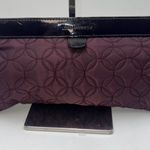 Vera Bradley Plum Quilted Clutch Evening Bag Purse Photo 0