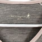 Smartwool  Women’s S Hooded Base Layer Gray‎ Stripes Outdoorsy Hiking Gorpcore Photo 3