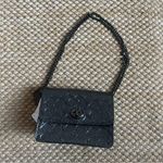 Coach Embossed Patent Leather Signature Logo Bowery Mini Black Crossbody Bag New Photo 0