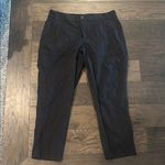 Athleta Black Trekkie Crop Pant Sz 10 Photo 0