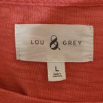 Lou & grey  Sleeveless Pink Muscle Tee Size Large Pink Textured Sleeveless Top Photo 5