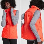 Athleta  | Rock Ridge PrimaLoft® Torch Red Quilted Full Zip Puffer Vest, Size L Photo 1