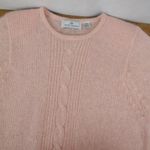 Vintage ladies' Mohair Blend Pink Sweater T Shirt Style Top Size 18 Photo 3