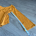 Who Wear What Shirt Womens Small Mustard Yellow Photo 5