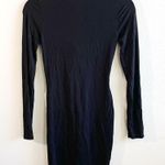 ASOS Design Dress Black Side Cut Out Long Sleeves Mini Dress Sz US 0 EUC Photo 5