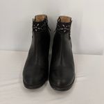 Olukai  Ho'Ohilu Women's Black Leather Healed Zipper Booties Size 9 Photo 2