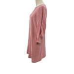 Lafayette 148 New York Pink Rosette Caddie Finesse Crepe Shift Dress Size Medium Photo 5