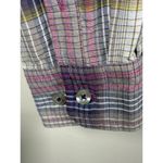 Marmot  Shirt Womens S‎ Purple Plaid Long Sleeve Button Front Blouse Small Photo 8