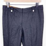 Tory Burch Corrina Heather Dark Gray 100% Wool Trousers Size 6 Style 23061221 Photo 2