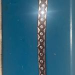 Genuine leather rhinestone belt Brown Size 36 Photo 0