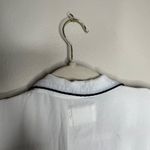 McGuire Denim McGuire Women's White Button-Down Shirt Size L Long Sleeve Contrast Piping Casua Photo 8