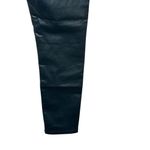 EXPRESS Women's Pants Skinny Super Faux Straight Leg Stretch Green Sparkle Sz. 6 Photo 6