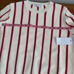 Equipment  AMRIT SWEATER - FANCY RIBBED KNIT WHITE/BLOOD MOON Photo 10