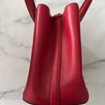 Lauren Ralph Lauren Marcy 26 Small Satchel in Red, NEW w/Tag Retail $350 Red Photo 10