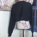 Champion Heavy Black  Crop Sweatshirt S Photo 2