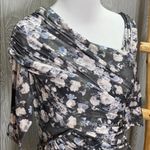 Rare London  Wrap Asymmetrical Floral Roses Dress 6 Photo 1