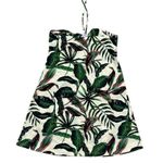 ANDIE NWT Waikiki Swim Cover Dress XS Ivory Palm Leaf Print Beachwear Vacation Photo 4