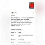 American Eagle  Outfitters x Disney Red Sweatshirt & Jogger Pants Set | Medium Photo 4