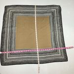 Vintage Baar & Beards Inc. Silk Scarf Black, White & Tan Photo 4