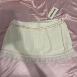 Revolve Sasha Therese Pearl Open Back Beaded Cami Halter Top and Matching Skirt Photo 3