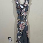 Privacy Please EUC  'Fillmore' Floral Wrap High-Low Maxi Dress small 56 in length Photo 3