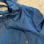 Weiboer Women’s Jacket size shows 56 teal color long 40” bust 50” Photo 9