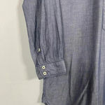J Crew Blue Chambray Pullover Top Minimalist Denim Preppy Basic Blouse Women’s S Photo 1