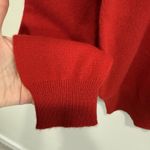 Charter Club Bright Red 100% Cashmere Sweater Sz M Holiday Christmas Cozy Luxury Photo 3