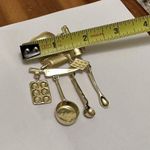 Pretty Signed AJC Gold Tone Brooch For A Kitchen Chef! Photo 4