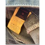 Romwe Punk Star Pattern Raw Trim Flap Pocket Cargo Boyfriend Jeans Denim Small Photo 7