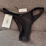 Vitamin A  Black High-Cut Bikini Bottoms NEW size XS Photo 1
