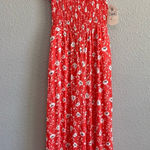 Altar'd State  Floral Jumpsuit Open Back Size Medium NWT Pockets‎ Photo 0