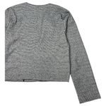 J.Crew 365 Blazer Womens Medium Black Gray Open Front Textured Cardigan Pockets Photo 6