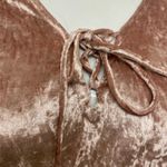 Velzera 🆕 Bell Sleeve Velvet Lace-Up Romper🆕 Photo 7